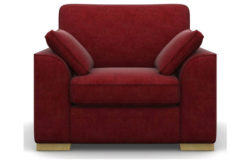 Heart of House Lincoln Fabric Chair - Terracotta